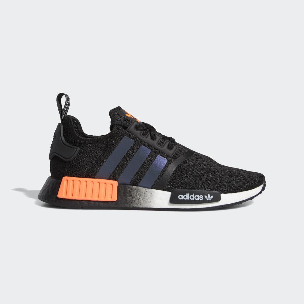 Originals Adidas NMD_R1 Barbati Romania - Negrii/Portocalii/Albi FW0185
